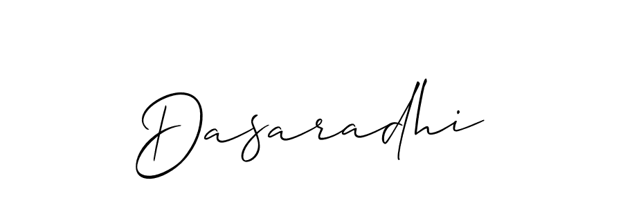Design your own signature with our free online signature maker. With this signature software, you can create a handwritten (Allison_Script) signature for name Dasaradhi. Dasaradhi signature style 2 images and pictures png