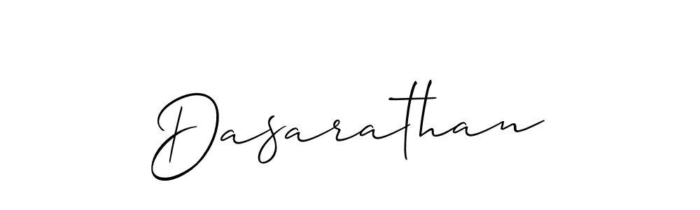 How to make Dasarathan signature? Allison_Script is a professional autograph style. Create handwritten signature for Dasarathan name. Dasarathan signature style 2 images and pictures png