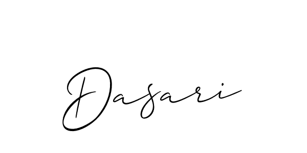 Best and Professional Signature Style for Dasari. Allison_Script Best Signature Style Collection. Dasari signature style 2 images and pictures png