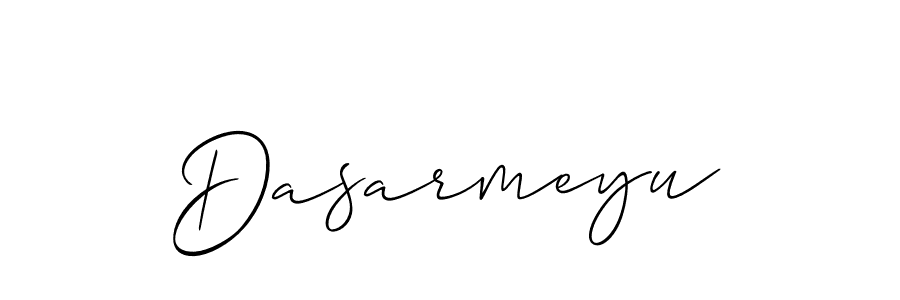 Make a beautiful signature design for name Dasarmeyu. With this signature (Allison_Script) style, you can create a handwritten signature for free. Dasarmeyu signature style 2 images and pictures png