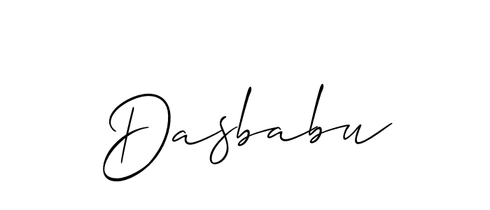Best and Professional Signature Style for Dasbabu. Allison_Script Best Signature Style Collection. Dasbabu signature style 2 images and pictures png
