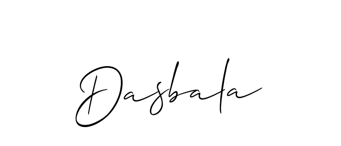 It looks lik you need a new signature style for name Dasbala. Design unique handwritten (Allison_Script) signature with our free signature maker in just a few clicks. Dasbala signature style 2 images and pictures png