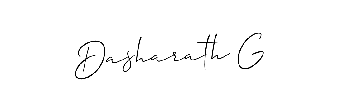 How to Draw Dasharath G signature style? Allison_Script is a latest design signature styles for name Dasharath G. Dasharath G signature style 2 images and pictures png