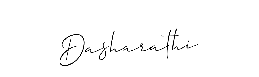 Use a signature maker to create a handwritten signature online. With this signature software, you can design (Allison_Script) your own signature for name Dasharathi. Dasharathi signature style 2 images and pictures png