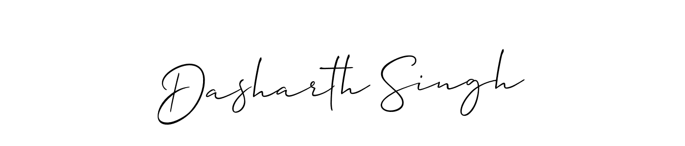 Design your own signature with our free online signature maker. With this signature software, you can create a handwritten (Allison_Script) signature for name Dasharth Singh. Dasharth Singh signature style 2 images and pictures png