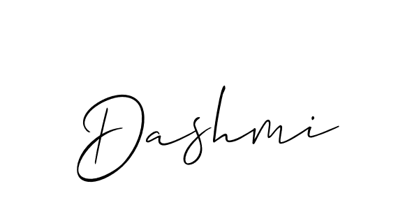 How to make Dashmi signature? Allison_Script is a professional autograph style. Create handwritten signature for Dashmi name. Dashmi signature style 2 images and pictures png