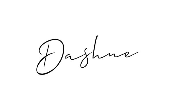 Best and Professional Signature Style for Dashne. Allison_Script Best Signature Style Collection. Dashne signature style 2 images and pictures png