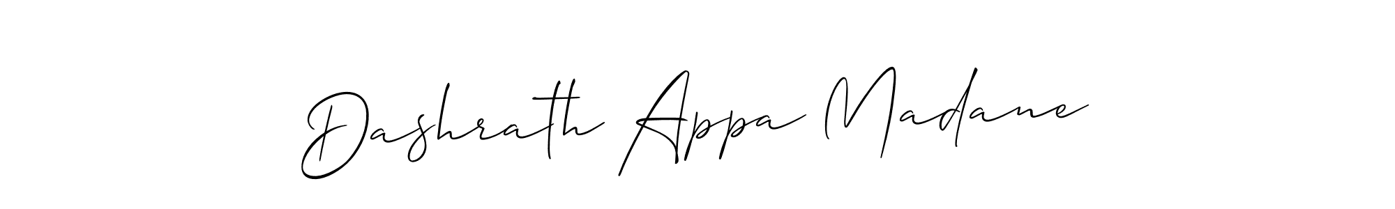 Make a beautiful signature design for name Dashrath Appa Madane. With this signature (Allison_Script) style, you can create a handwritten signature for free. Dashrath Appa Madane signature style 2 images and pictures png