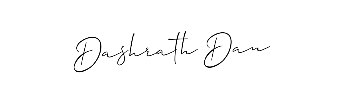 Make a short Dashrath Dan signature style. Manage your documents anywhere anytime using Allison_Script. Create and add eSignatures, submit forms, share and send files easily. Dashrath Dan signature style 2 images and pictures png