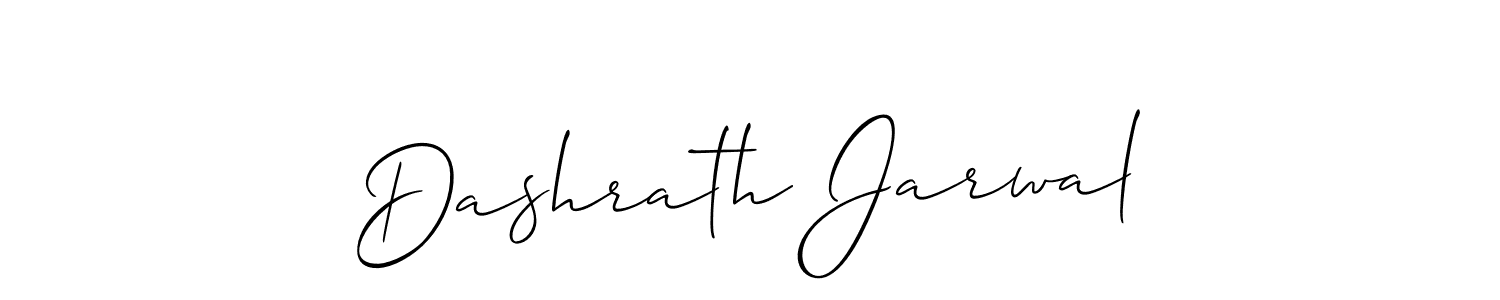 You should practise on your own different ways (Allison_Script) to write your name (Dashrath Jarwal) in signature. don't let someone else do it for you. Dashrath Jarwal signature style 2 images and pictures png