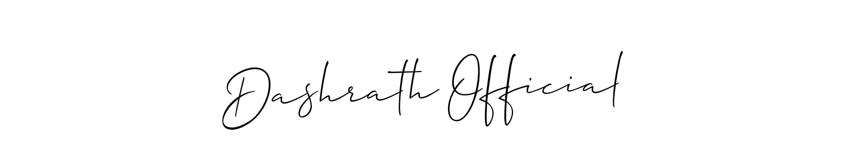 Make a beautiful signature design for name Dashrath Official. Use this online signature maker to create a handwritten signature for free. Dashrath Official signature style 2 images and pictures png