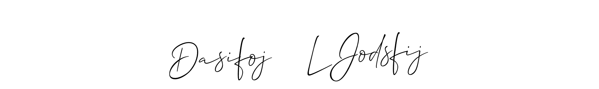 Once you've used our free online signature maker to create your best signature Allison_Script style, it's time to enjoy all of the benefits that Dasifoj    L Jodsfij name signing documents. Dasifoj    L Jodsfij signature style 2 images and pictures png