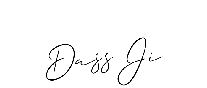 Allison_Script is a professional signature style that is perfect for those who want to add a touch of class to their signature. It is also a great choice for those who want to make their signature more unique. Get Dass Ji name to fancy signature for free. Dass Ji signature style 2 images and pictures png