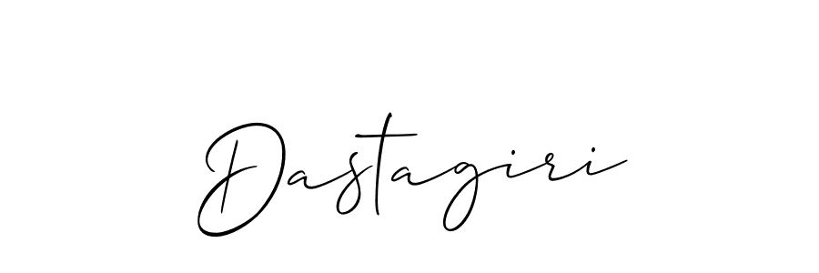 Create a beautiful signature design for name Dastagiri. With this signature (Allison_Script) fonts, you can make a handwritten signature for free. Dastagiri signature style 2 images and pictures png
