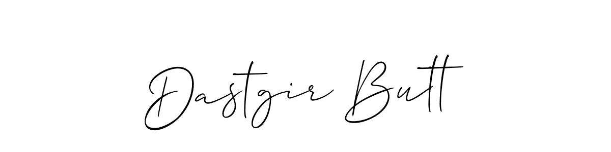 if you are searching for the best signature style for your name Dastgir Butt. so please give up your signature search. here we have designed multiple signature styles  using Allison_Script. Dastgir Butt signature style 2 images and pictures png