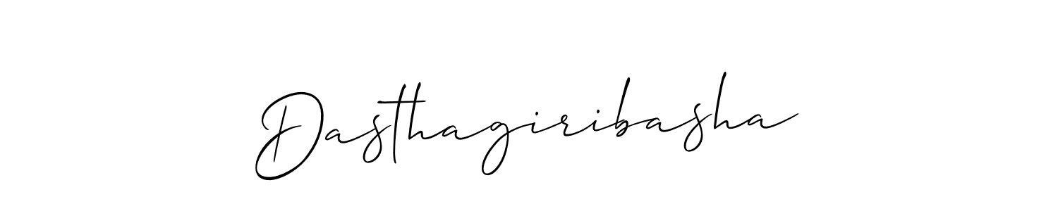 Create a beautiful signature design for name Dasthagiribasha. With this signature (Allison_Script) fonts, you can make a handwritten signature for free. Dasthagiribasha signature style 2 images and pictures png