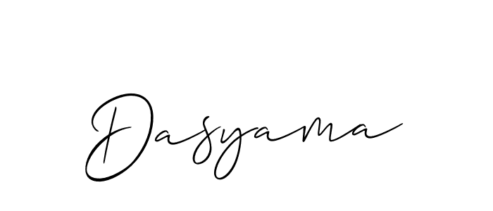 Make a beautiful signature design for name Dasyama. Use this online signature maker to create a handwritten signature for free. Dasyama signature style 2 images and pictures png