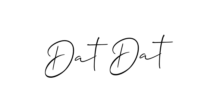 Once you've used our free online signature maker to create your best signature Allison_Script style, it's time to enjoy all of the benefits that Dat Dat name signing documents. Dat Dat signature style 2 images and pictures png