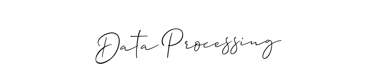 See photos of Data Processing official signature by Spectra . Check more albums & portfolios. Read reviews & check more about Allison_Script font. Data Processing signature style 2 images and pictures png