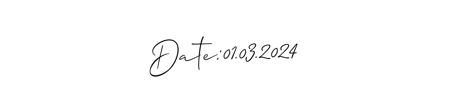 Similarly Allison_Script is the best handwritten signature design. Signature creator online .You can use it as an online autograph creator for name Date:01.03.2024. Date:01.03.2024 signature style 2 images and pictures png