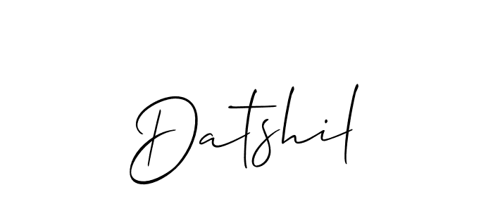 Datshil stylish signature style. Best Handwritten Sign (Allison_Script) for my name. Handwritten Signature Collection Ideas for my name Datshil. Datshil signature style 2 images and pictures png