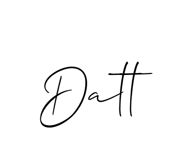 Best and Professional Signature Style for Datt. Allison_Script Best Signature Style Collection. Datt signature style 2 images and pictures png