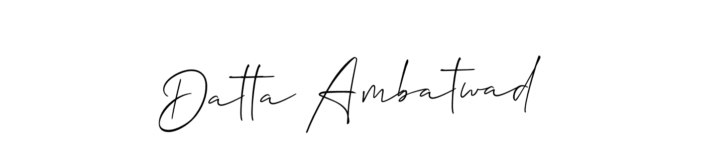 Best and Professional Signature Style for Datta Ambatwad. Allison_Script Best Signature Style Collection. Datta Ambatwad signature style 2 images and pictures png