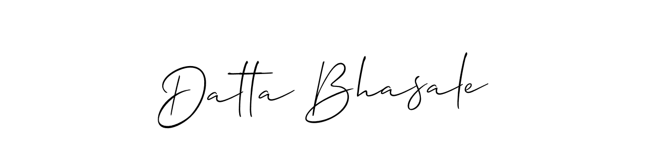 Use a signature maker to create a handwritten signature online. With this signature software, you can design (Allison_Script) your own signature for name Datta Bhasale. Datta Bhasale signature style 2 images and pictures png