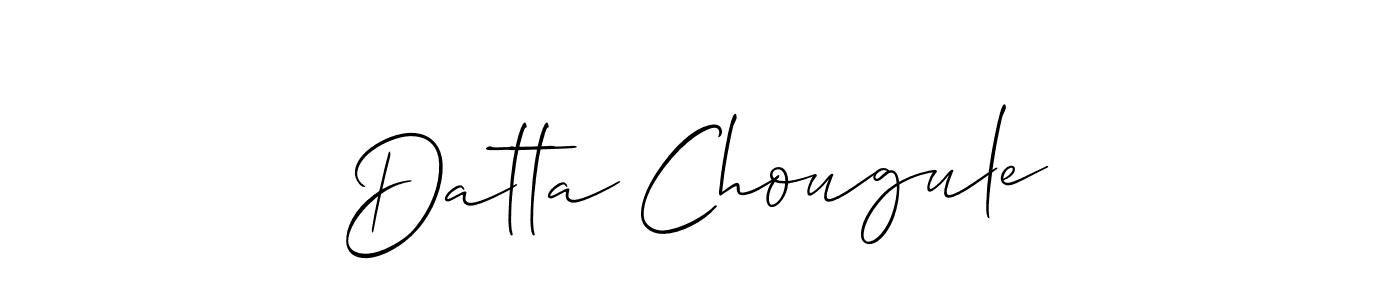 Allison_Script is a professional signature style that is perfect for those who want to add a touch of class to their signature. It is also a great choice for those who want to make their signature more unique. Get Datta Chougule name to fancy signature for free. Datta Chougule signature style 2 images and pictures png