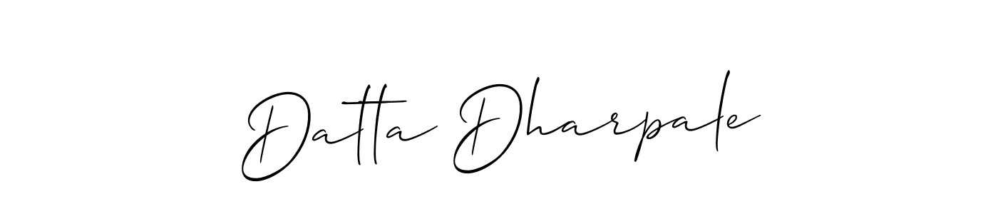 Also You can easily find your signature by using the search form. We will create Datta Dharpale name handwritten signature images for you free of cost using Allison_Script sign style. Datta Dharpale signature style 2 images and pictures png