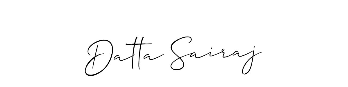 How to make Datta Sairaj signature? Allison_Script is a professional autograph style. Create handwritten signature for Datta Sairaj name. Datta Sairaj signature style 2 images and pictures png