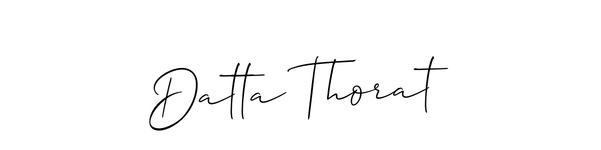 You should practise on your own different ways (Allison_Script) to write your name (Datta Thorat) in signature. don't let someone else do it for you. Datta Thorat signature style 2 images and pictures png