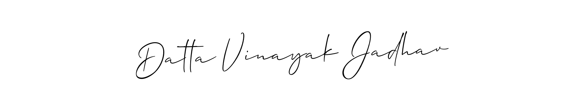 Make a beautiful signature design for name Datta Vinayak Jadhav. With this signature (Allison_Script) style, you can create a handwritten signature for free. Datta Vinayak Jadhav signature style 2 images and pictures png