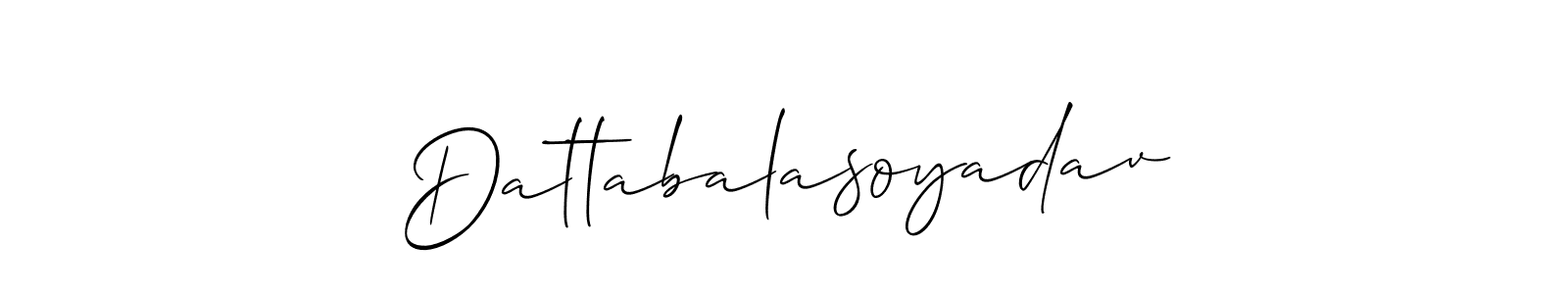 You should practise on your own different ways (Allison_Script) to write your name (Dattabalasoyadav) in signature. don't let someone else do it for you. Dattabalasoyadav signature style 2 images and pictures png