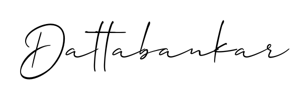 Enhance your business communications with Dattabankar signature in Allison_Script lettering. Clean, modern, and universally compatible. Dattabankar signature style 2 images and pictures png