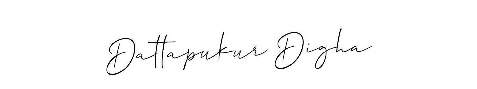 Also we have Dattapukur Digha name is the best signature style. Create professional handwritten signature collection using Allison_Script autograph style. Dattapukur Digha signature style 2 images and pictures png