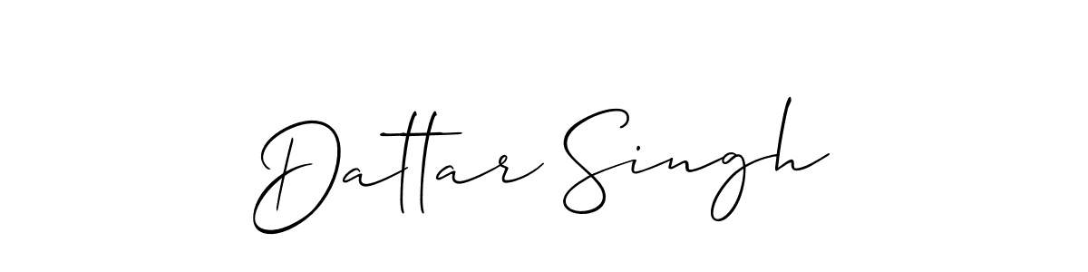 Also You can easily find your signature by using the search form. We will create Dattar Singh name handwritten signature images for you free of cost using Allison_Script sign style. Dattar Singh signature style 2 images and pictures png