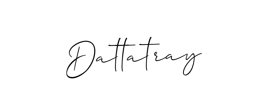 The best way (Allison_Script) to make a short signature is to pick only two or three words in your name. The name Dattatray include a total of six letters. For converting this name. Dattatray signature style 2 images and pictures png