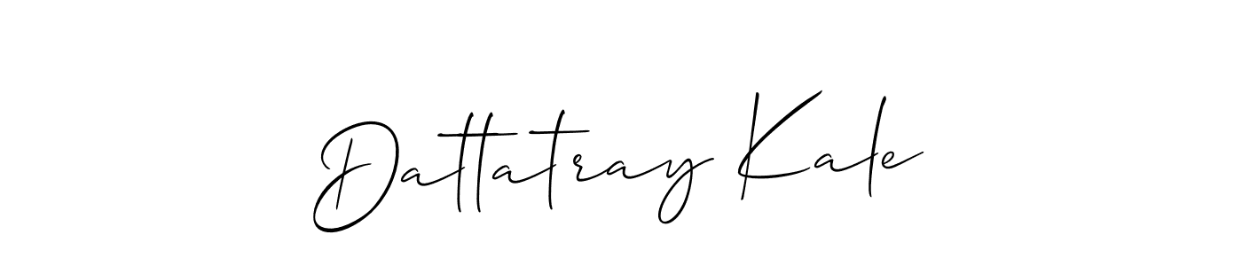 Make a beautiful signature design for name Dattatray Kale. With this signature (Allison_Script) style, you can create a handwritten signature for free. Dattatray Kale signature style 2 images and pictures png