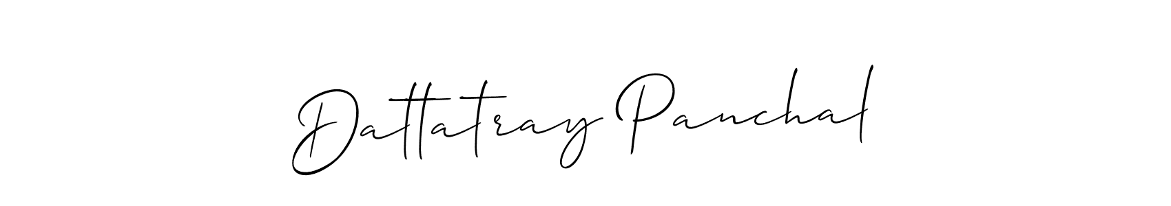 if you are searching for the best signature style for your name Dattatray Panchal. so please give up your signature search. here we have designed multiple signature styles  using Allison_Script. Dattatray Panchal signature style 2 images and pictures png