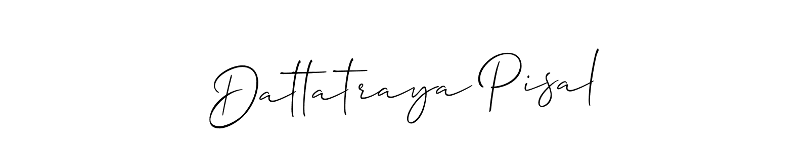 You should practise on your own different ways (Allison_Script) to write your name (Dattatraya Pisal) in signature. don't let someone else do it for you. Dattatraya Pisal signature style 2 images and pictures png