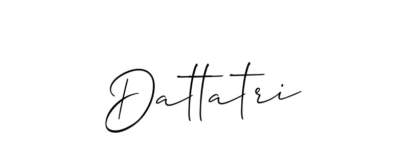 Similarly Allison_Script is the best handwritten signature design. Signature creator online .You can use it as an online autograph creator for name Dattatri. Dattatri signature style 2 images and pictures png