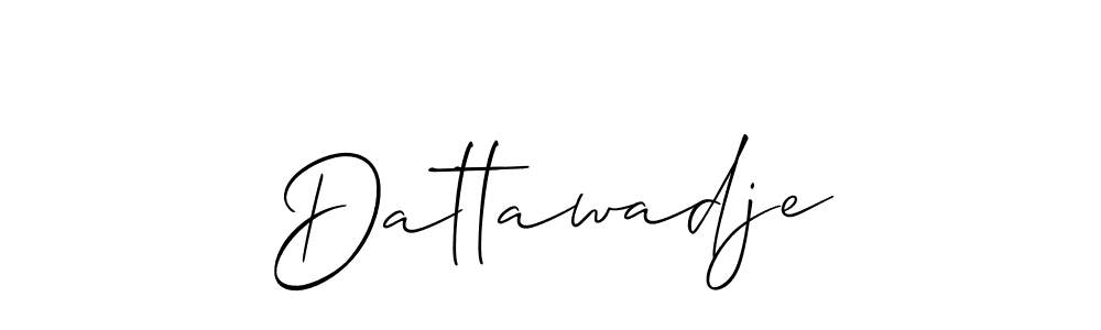 Once you've used our free online signature maker to create your best signature Allison_Script style, it's time to enjoy all of the benefits that Dattawadje name signing documents. Dattawadje signature style 2 images and pictures png
