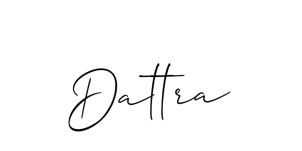 Best and Professional Signature Style for Dattra. Allison_Script Best Signature Style Collection. Dattra signature style 2 images and pictures png