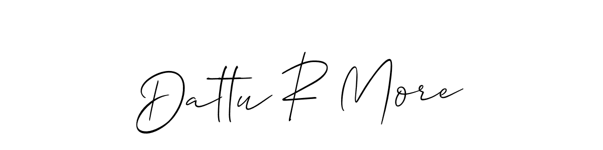 You can use this online signature creator to create a handwritten signature for the name Dattu R More. This is the best online autograph maker. Dattu R More signature style 2 images and pictures png