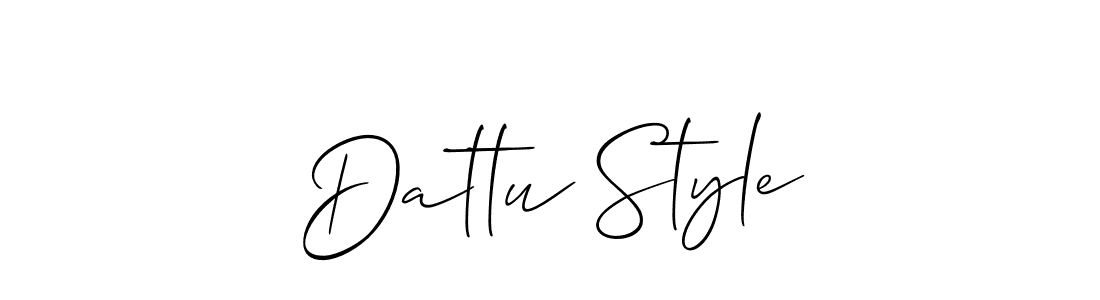 Best and Professional Signature Style for Dattu Style. Allison_Script Best Signature Style Collection. Dattu Style signature style 2 images and pictures png