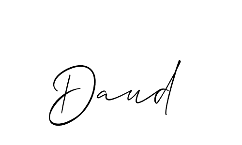 Make a beautiful signature design for name Daud . Use this online signature maker to create a handwritten signature for free. Daud  signature style 2 images and pictures png