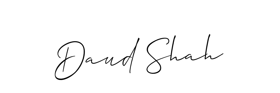 How to make Daud Shah name signature. Use Allison_Script style for creating short signs online. This is the latest handwritten sign. Daud Shah signature style 2 images and pictures png
