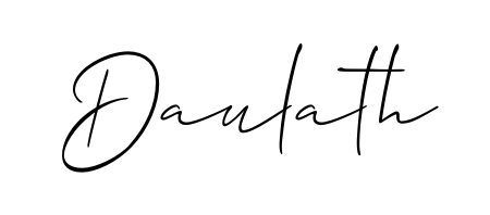 Elevate your brand with a stunning Daulath eSignature. The Allison_Script style provides a balanced, flowing aesthetic for everyday signing. Daulath signature style 2 images and pictures png