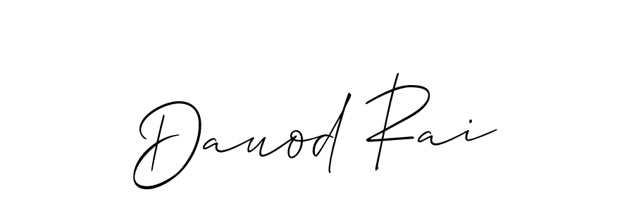 Make a beautiful signature design for name Dauod Rai. Use this online signature maker to create a handwritten signature for free. Dauod Rai signature style 2 images and pictures png